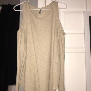 Open shoulder sweater